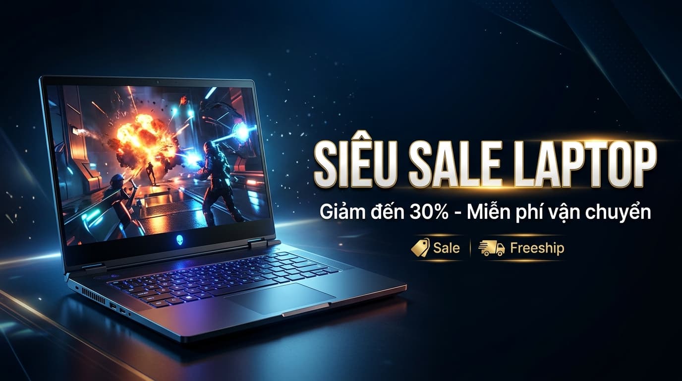 Siêu Sale Laptop - Giảm đến 30%