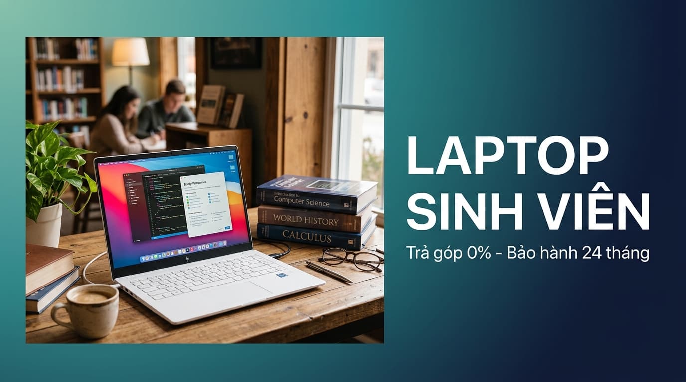 Laptop Sinh Viên - Trả góp 0%